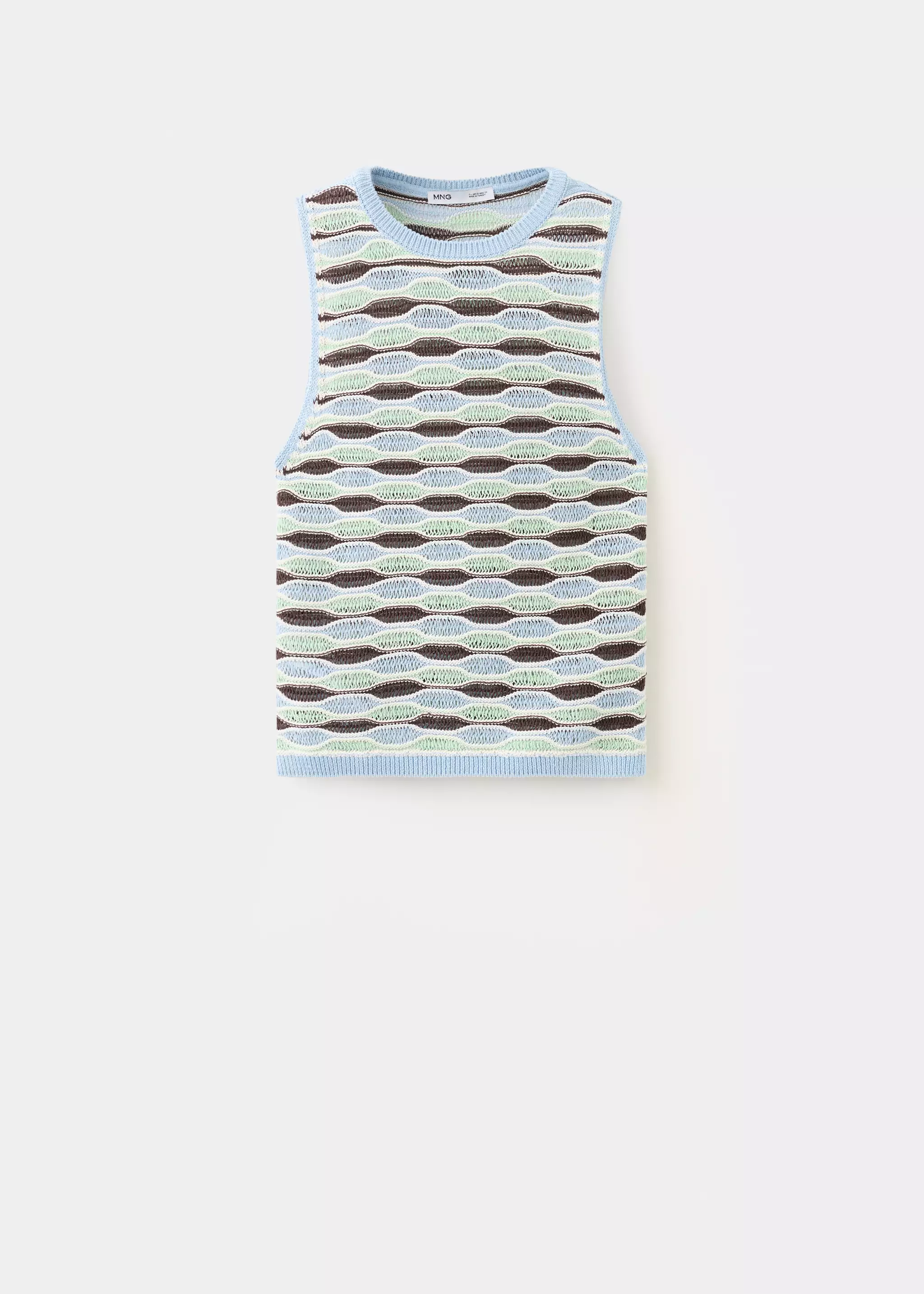 Wavy Stripe Knit Top - Women | Mango United Kingdom