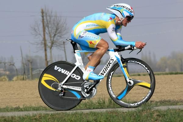 Alexander Vinokourov (Astana) was a shadow of his former self