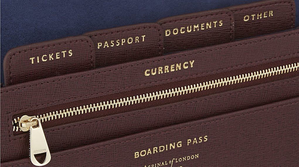 Travel Organizer - Leather Passport Wallet / Holder by Von Baer Overview 