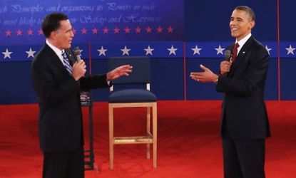 The candidates traded a range of facts, half-truths, and straight-up lies during the second debate on Oct. 16.