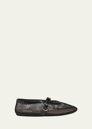 Mary Jane Mesh-Ballerinas