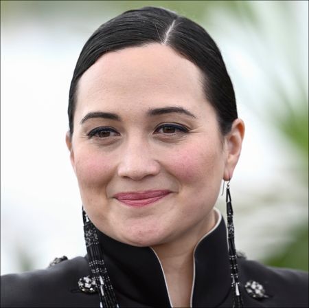 Lily Gladstone attends the "Killers Of The Flower Moon" photocall at the 76th annual Cannes film festival