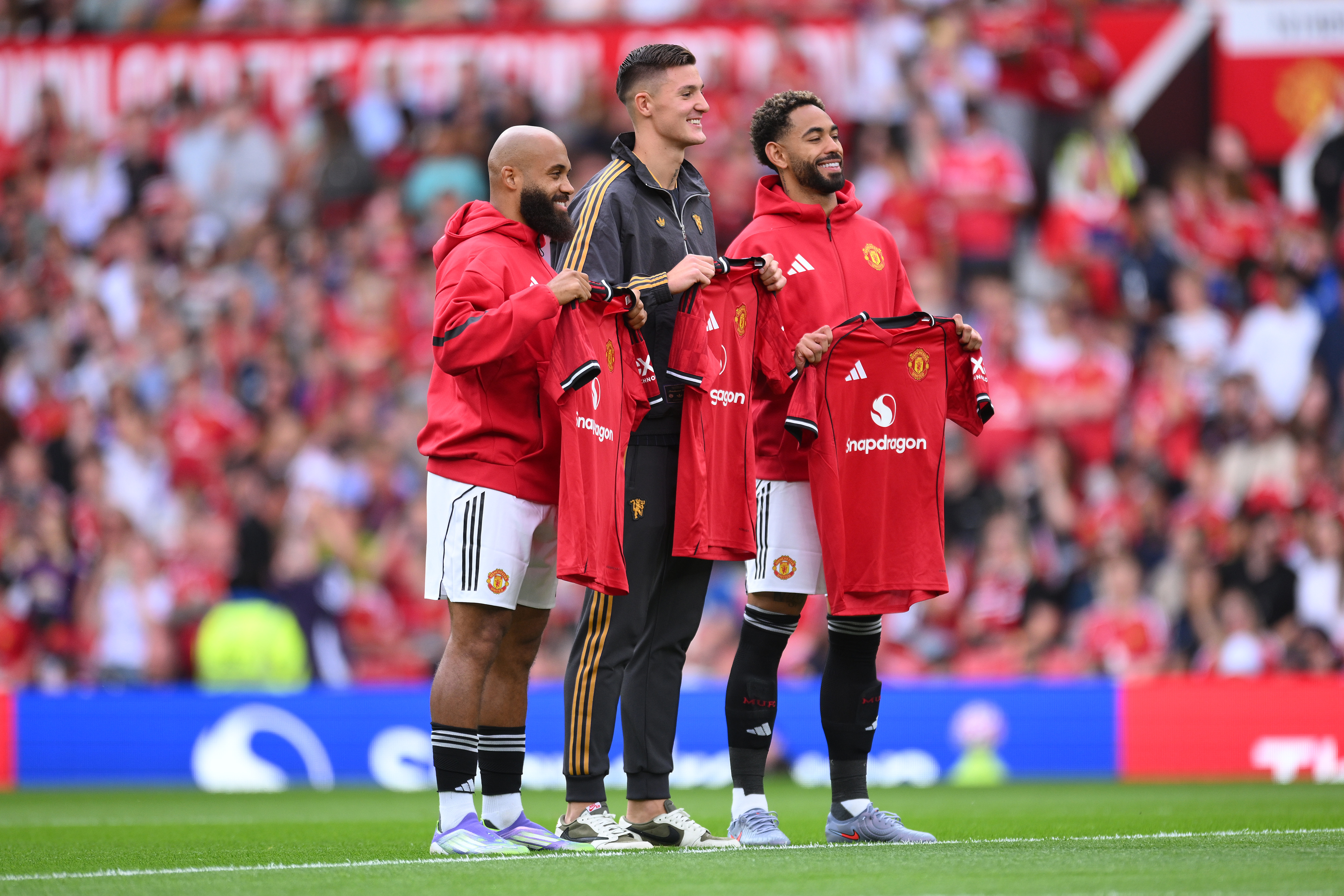 Benjamin Sesko has arrived at Old Trafford among a raft of attacking signings