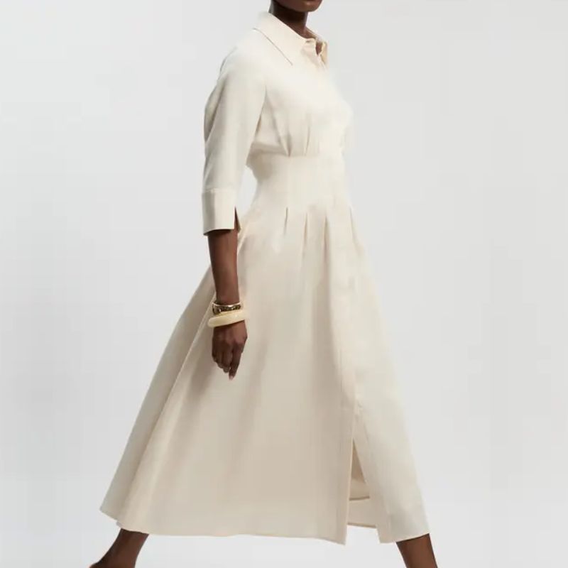 Karen Millen, ivory shirt dress