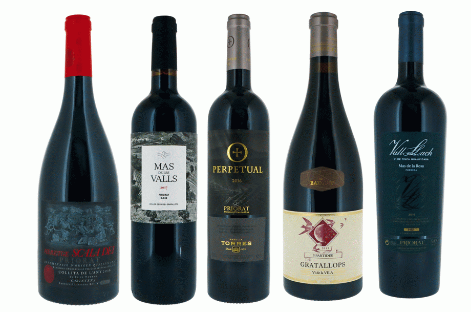 Priorat red wines