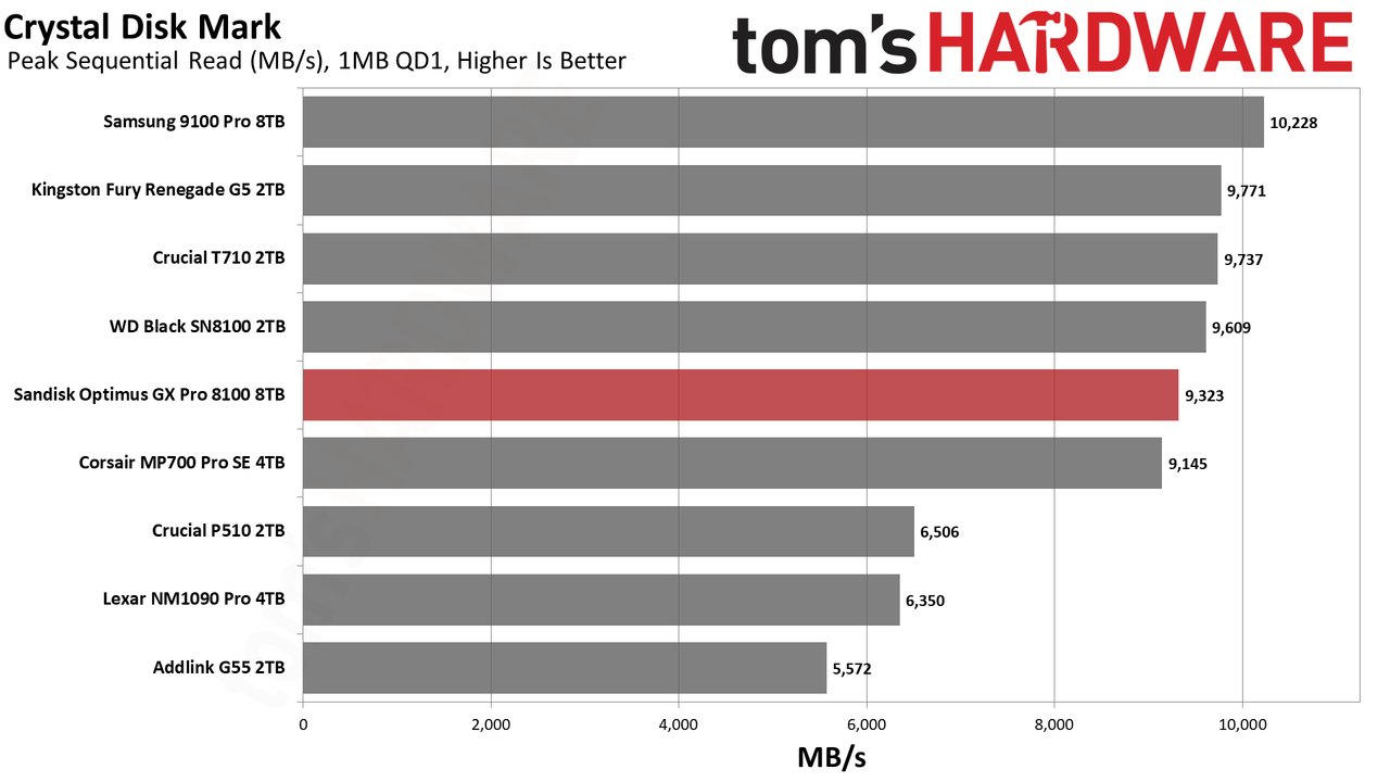 SanDisk Optimus GX Pro 8100 8TB SSD