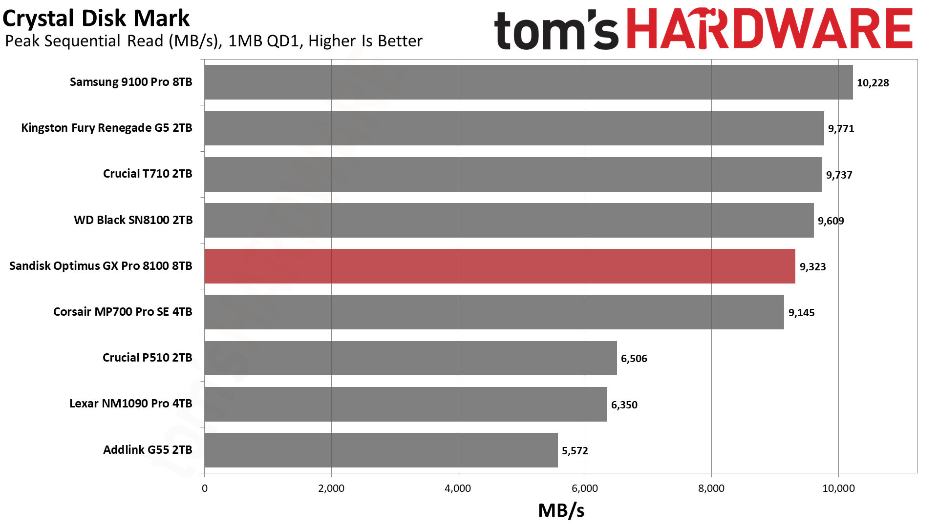 SanDisk Optimus GX Pro 8100 8TB SSD