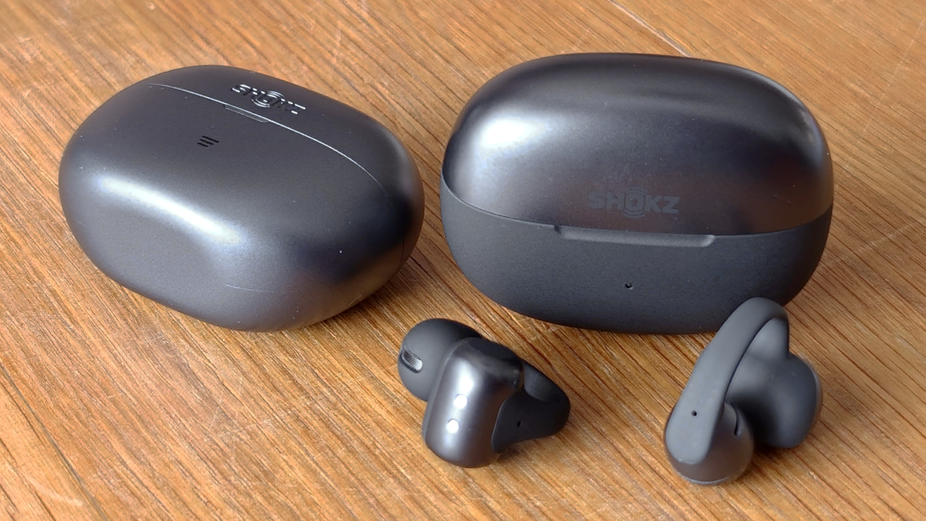 Shokz OpenDots 2 (left) versus Shokz OpenDots Air (right)
