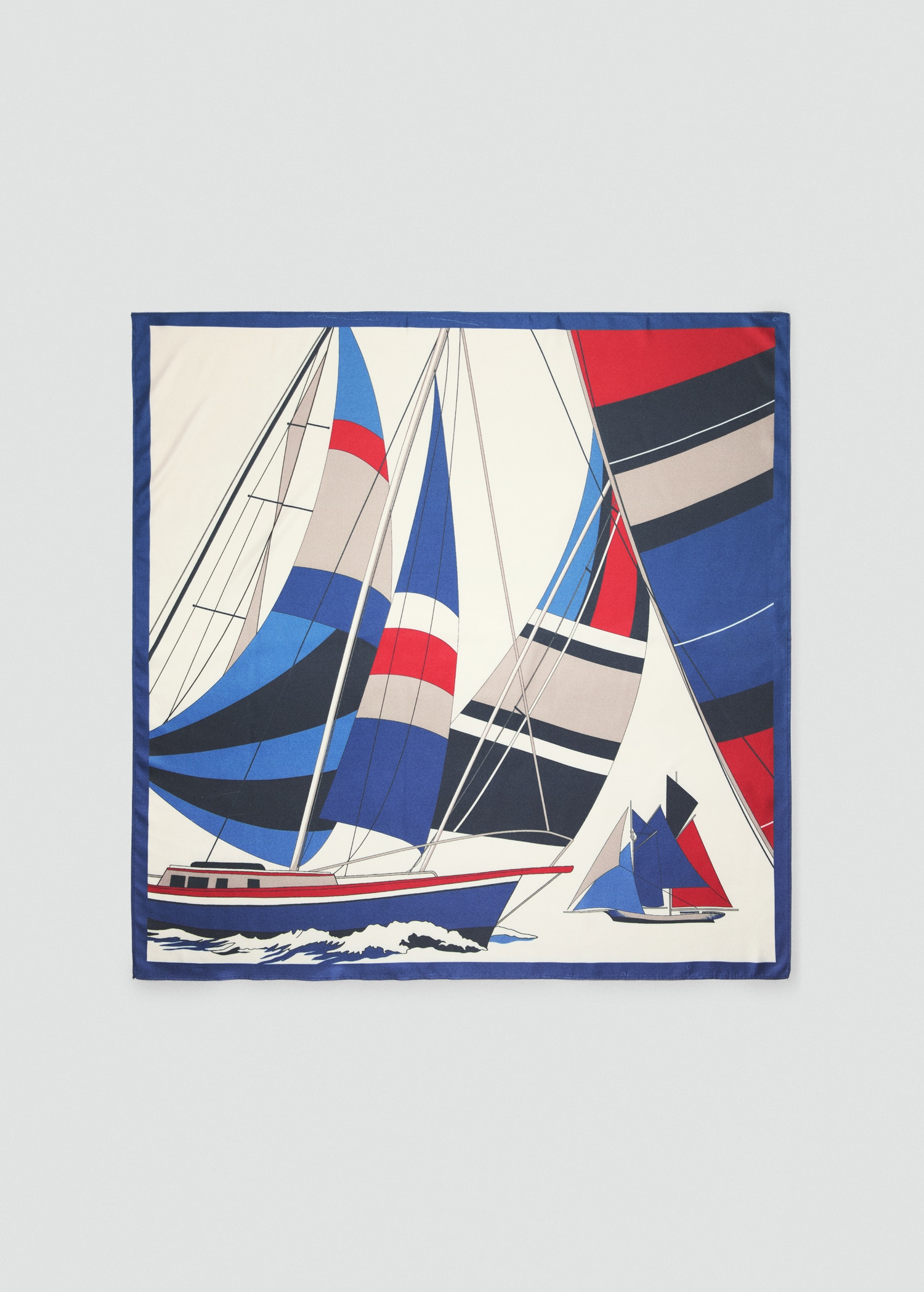 Boat Print Scarf - Women | Mango United Kingdom