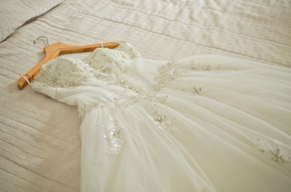 Shared wedding dresses.