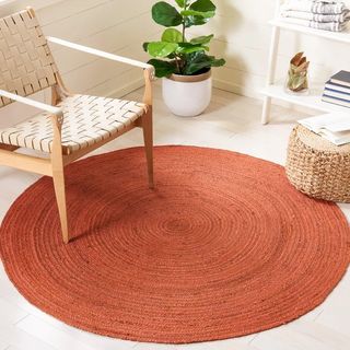 Orange rug from Wayfair