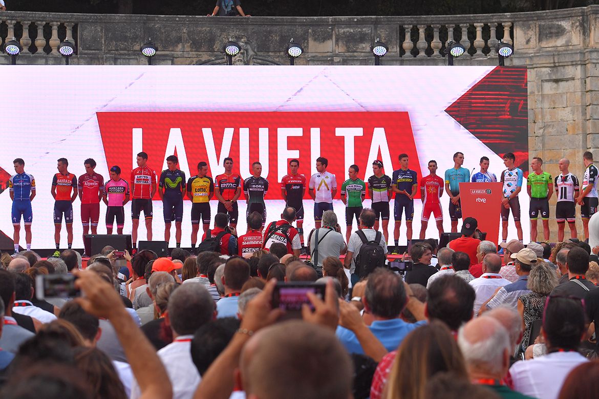 A representative from each of the 22 teams