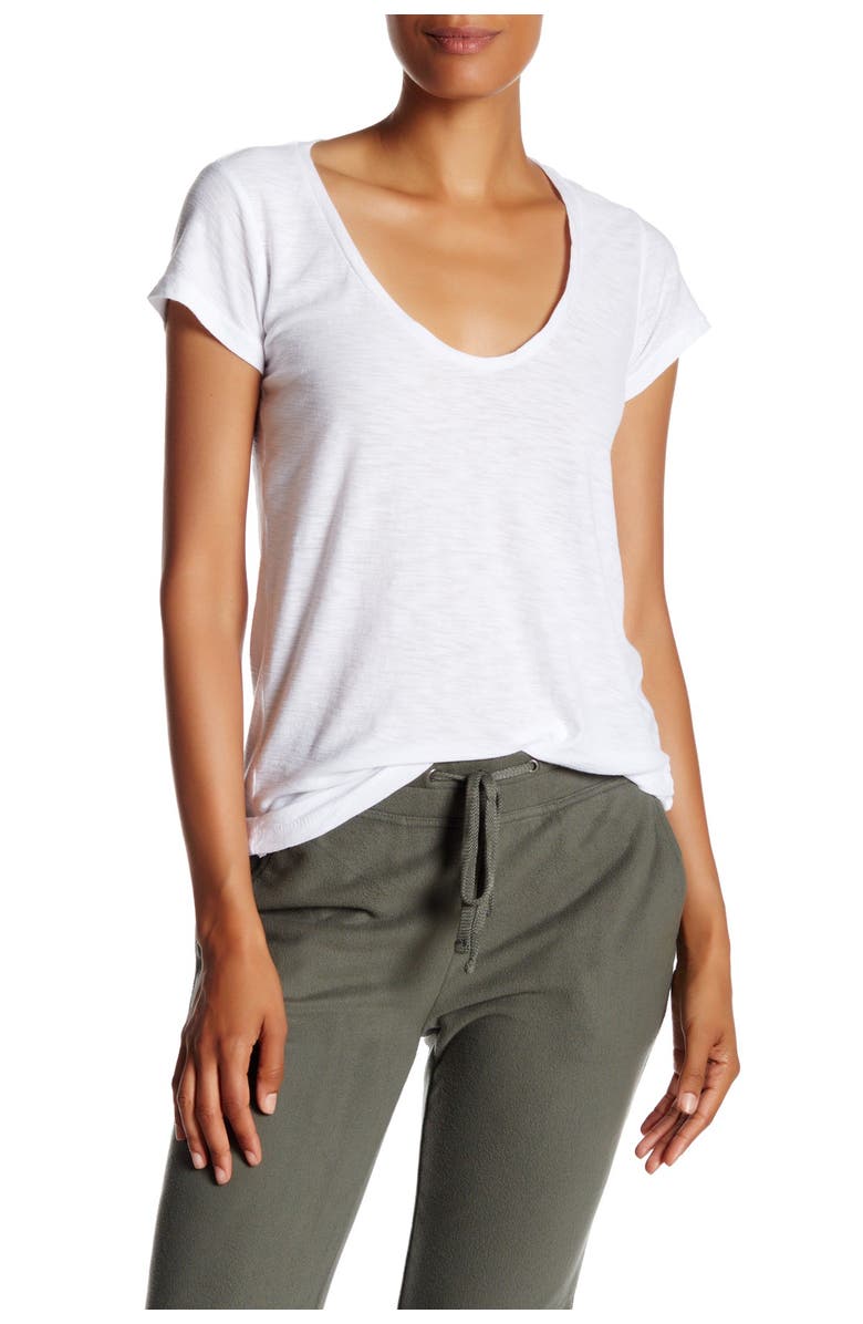 Deep V-Neck T-Shirt