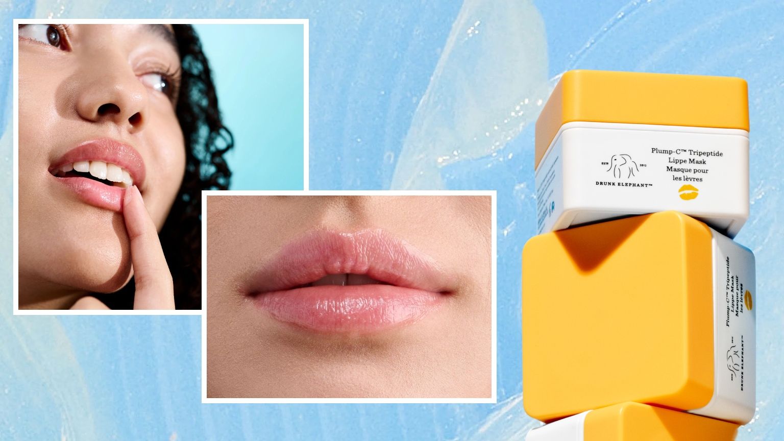 Drunk Elephant Plump-C Tripeptide Lippe Mask Review: Photos | Marie Claire