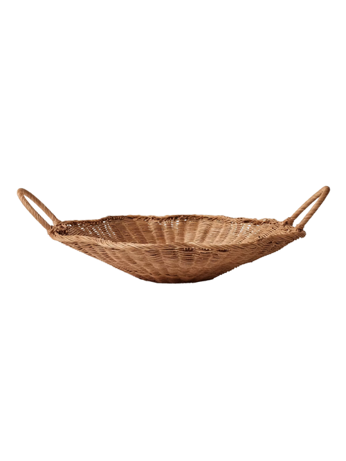 Scallop Woven Shallow Bowl