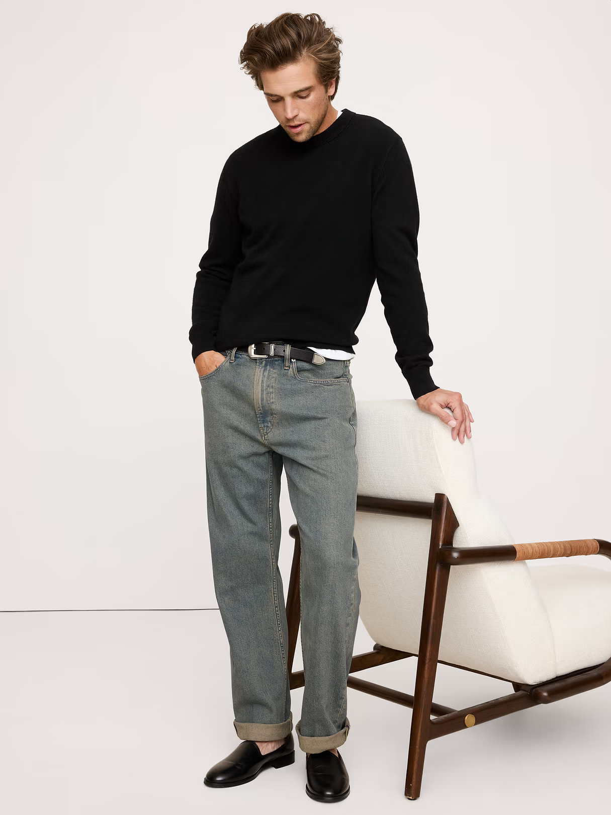 Banana Republic, Cashmere Crew-Neck Sweater