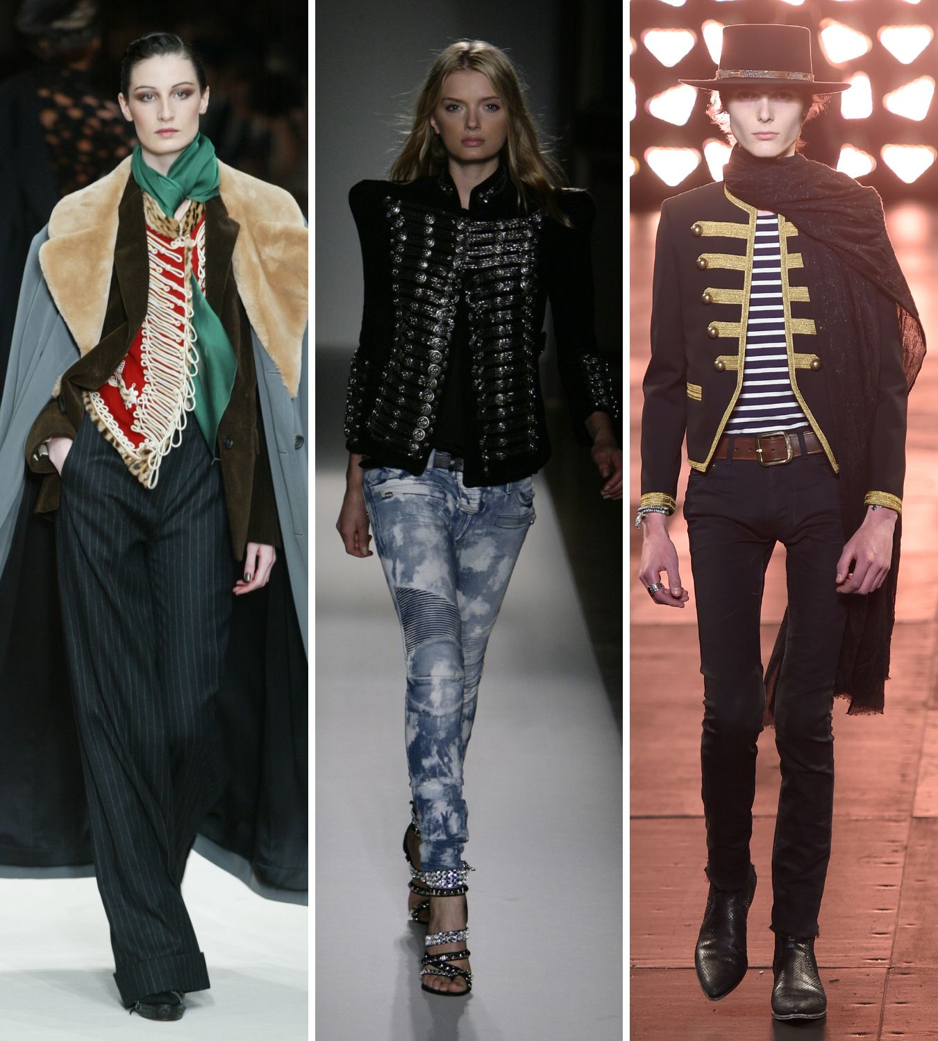 Napoleon jackets catwalk