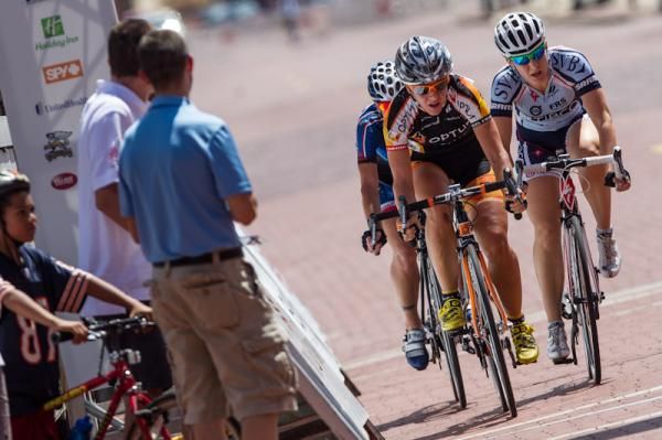 Jade Wilckoxson (Optum) takes her pull on the front of the break.