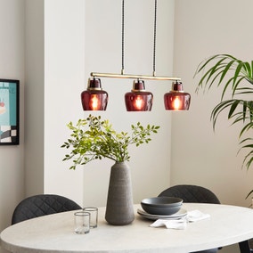 Auburn Modern 3 Light Adjustable Diner Ceiling Light