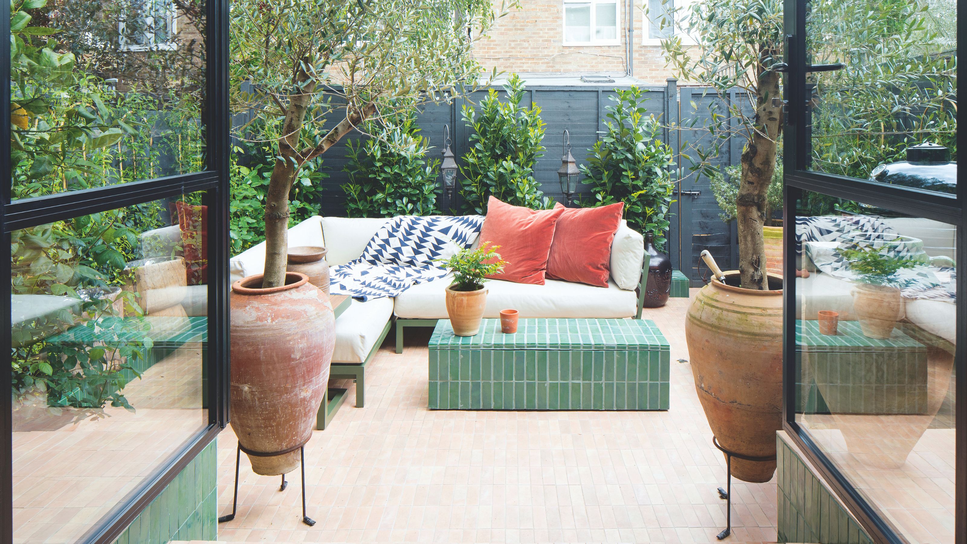 Mediterranean style garden