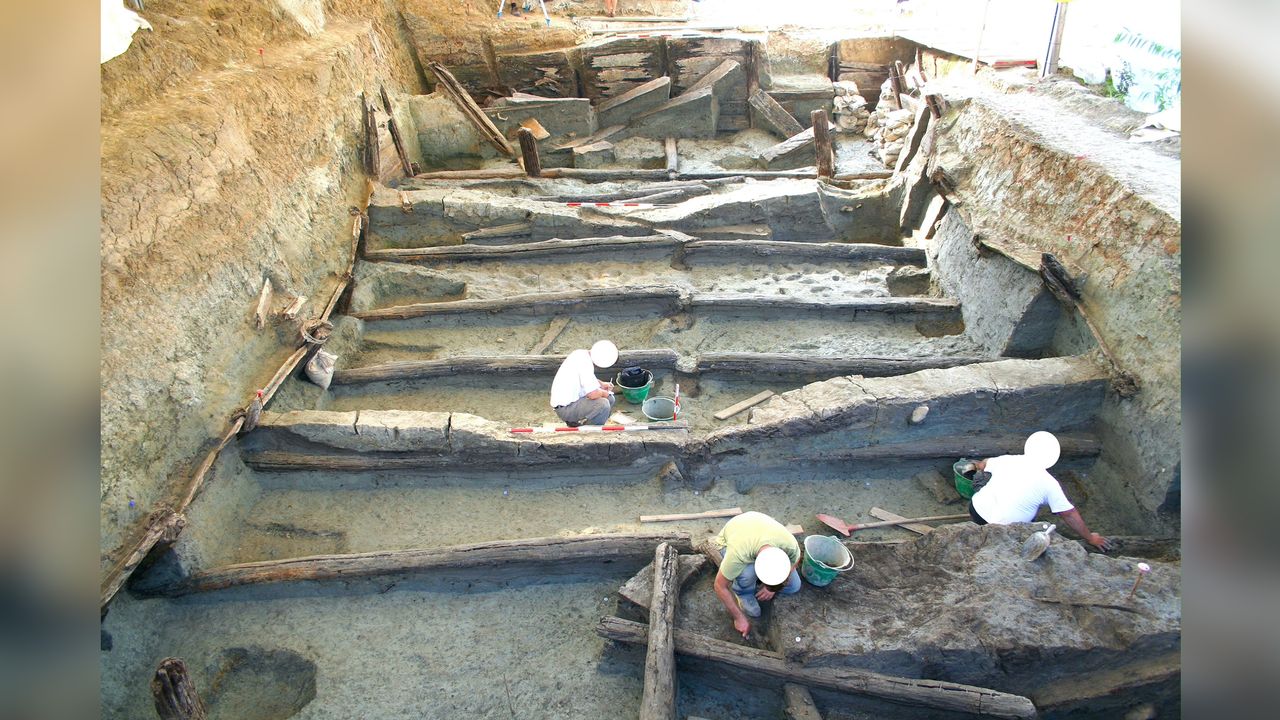 The mysterious Bronze Age structure &ndash; a pit excavated from a hilltop and extensively lined with timbers &ndash; was unearthed by Italian archaeologists in 2004 near the town of Noceto.
