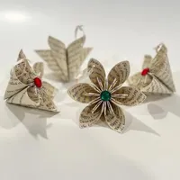 Twas the Night Before Christmas Ornaments (set of 4) Dana's Paper Flowers