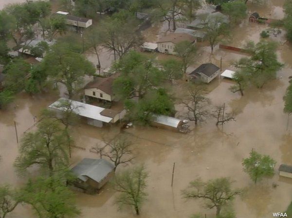 Flooding in Houston.