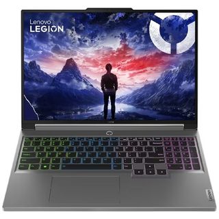 Lenovo Legion 5i Gen 9 2024 gaming laptop screen open on a white background