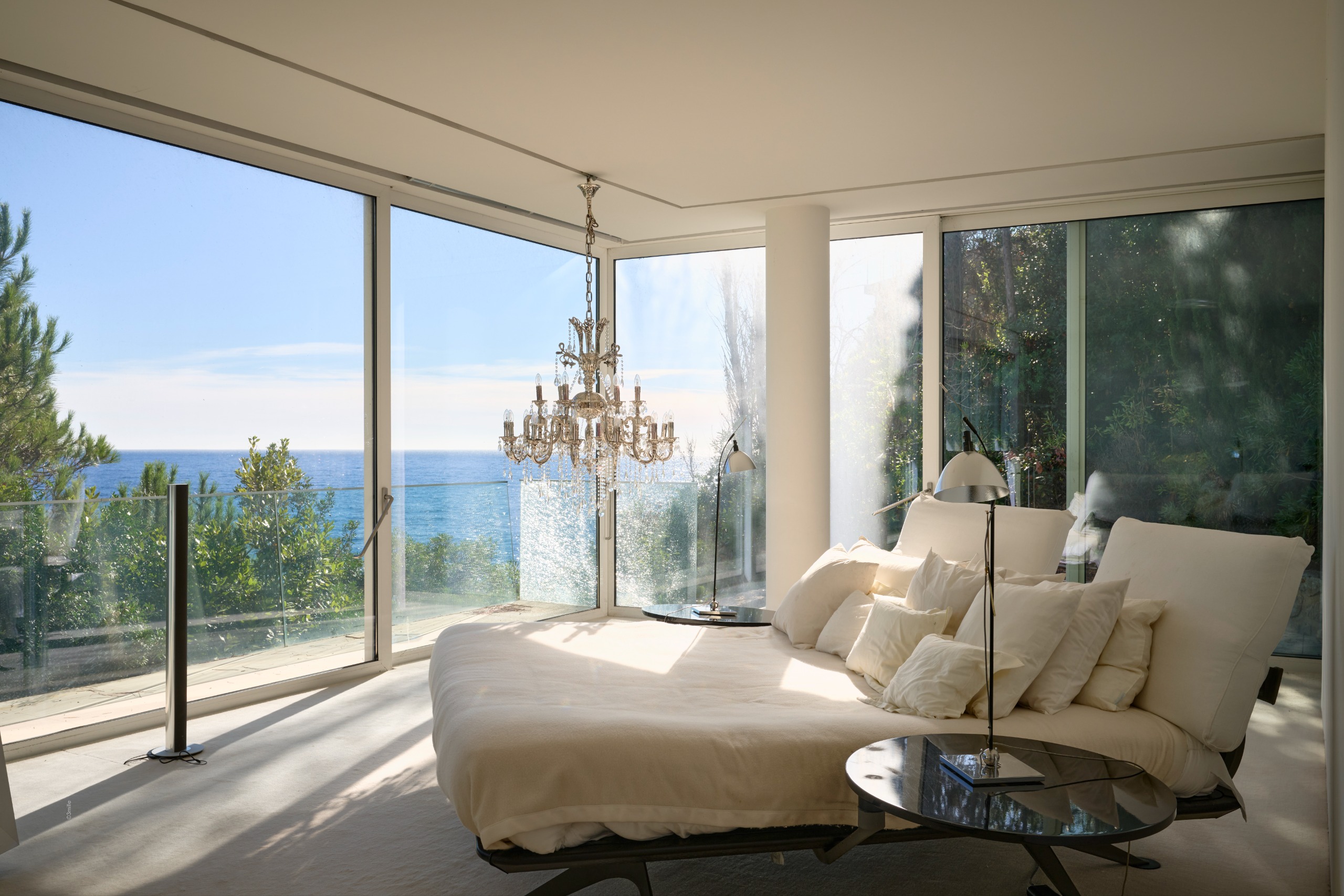 A bedroom on the lower level