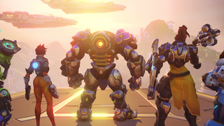 Overwatch 2: Helden schauen in den Sonnenuntergang