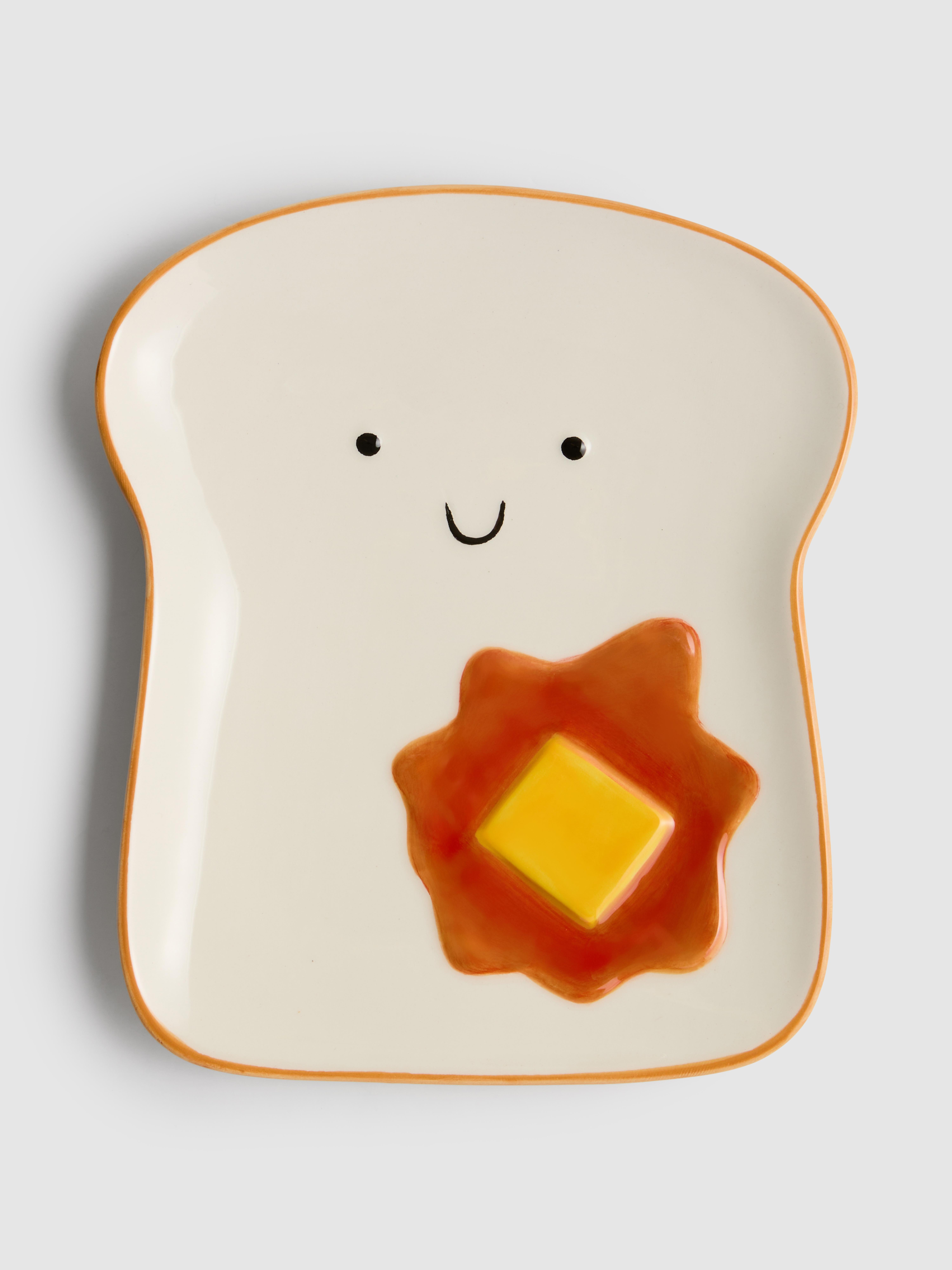 Toast Shaped Plate