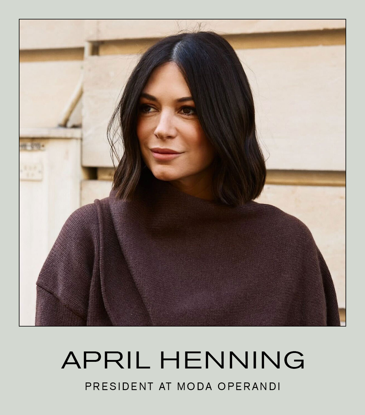 april hennig, moda operandi president