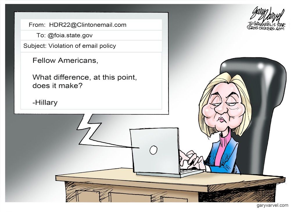 Political cartoon U.S. Hillary Clinton