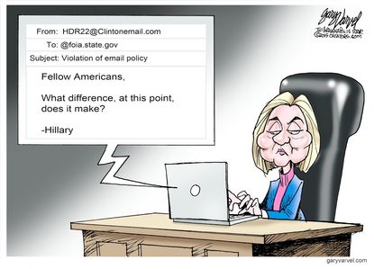 Political cartoon U.S. Hillary Clinton