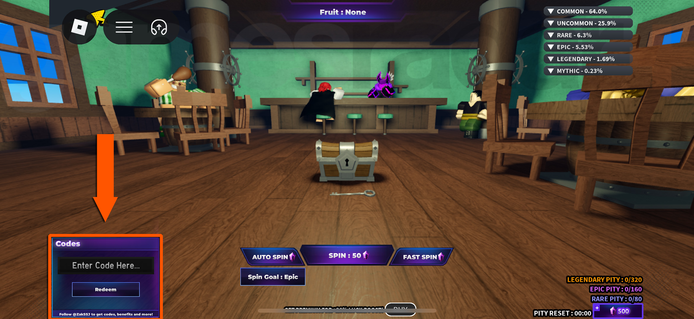 Fruit Battlegrounds codes