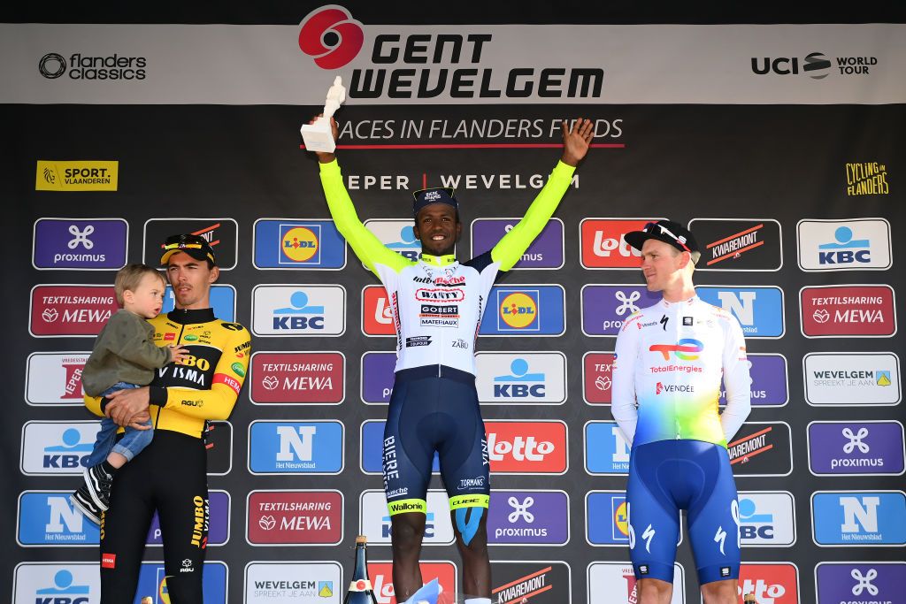 Biniam Girmay tops the Gent-Wevelgem 2022 podium