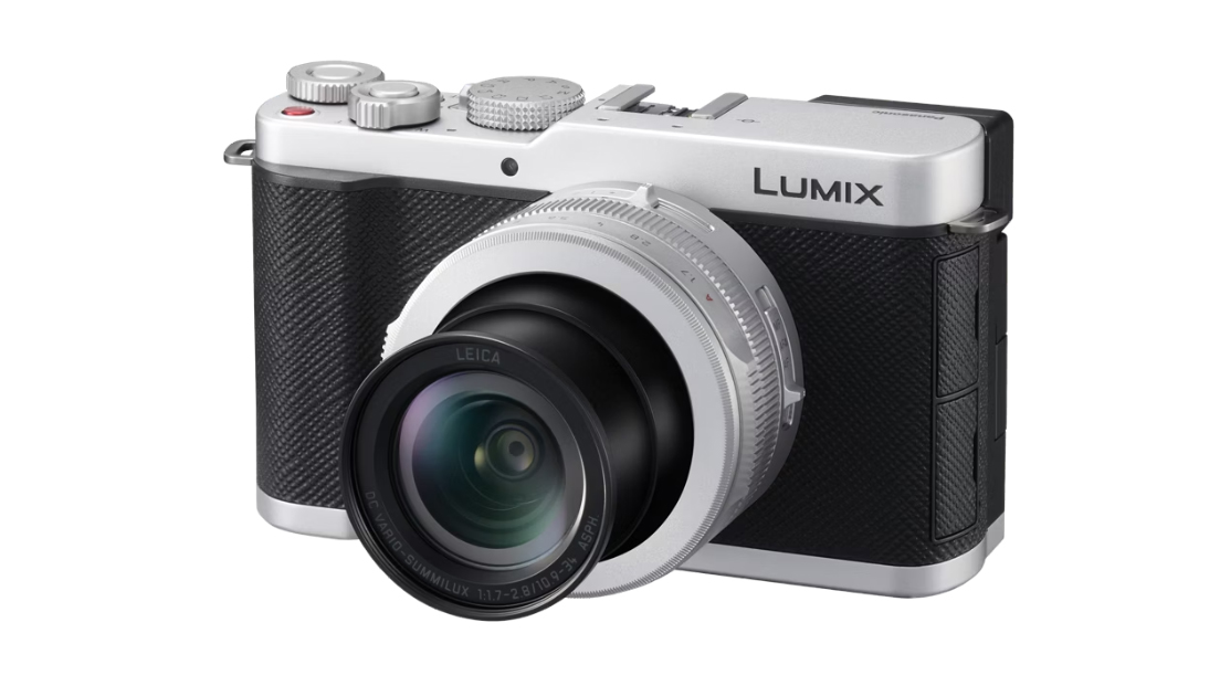 Panasonic Lumix L10 against a white background
