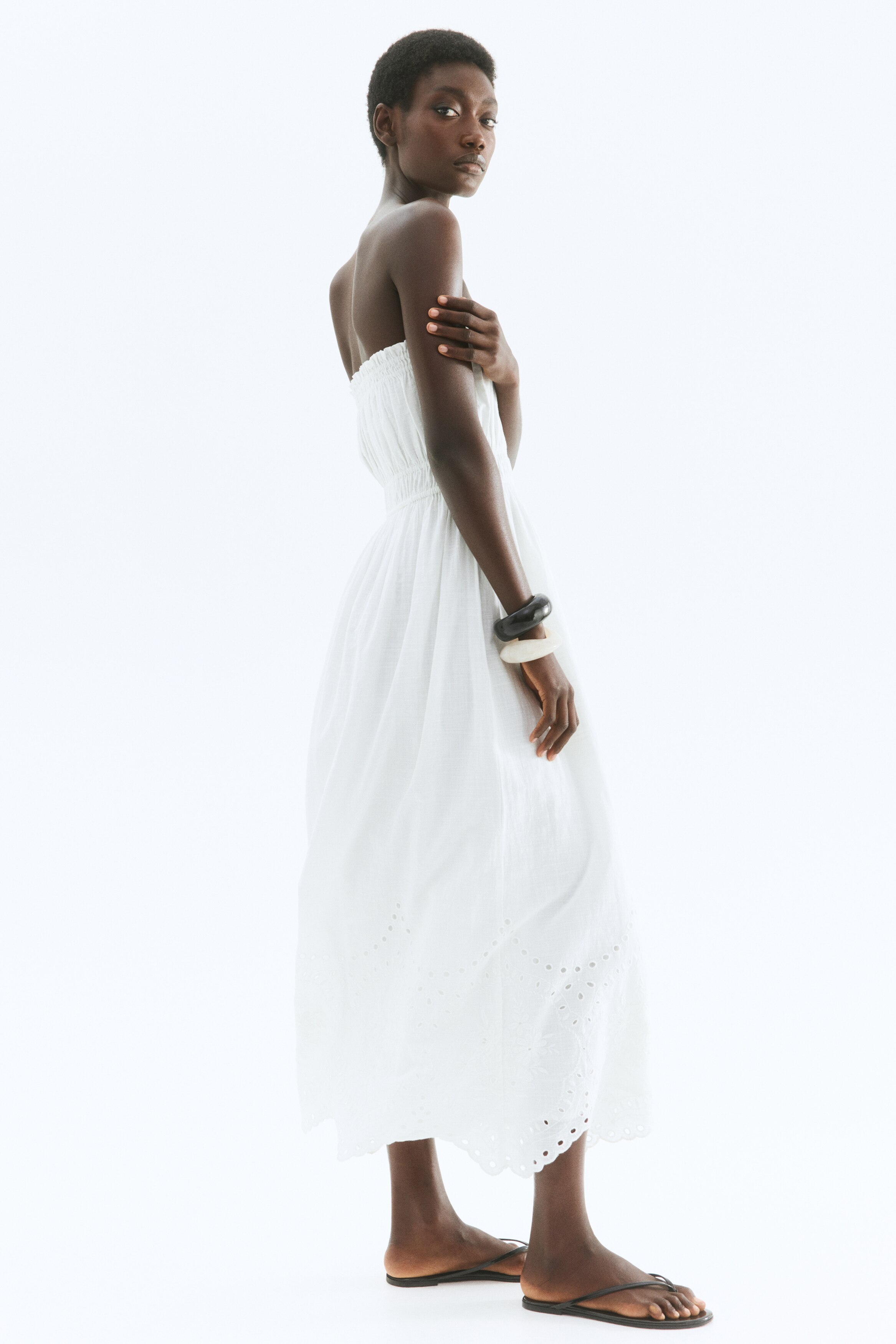 Cotton Bandeau Dress