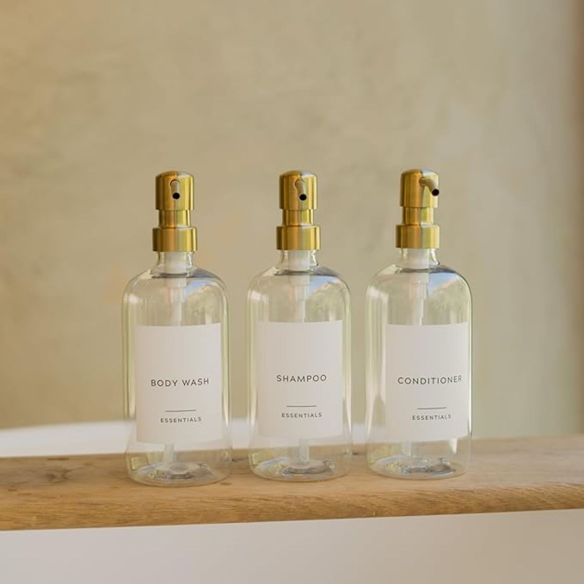 Stylish Shampoo and Conditioner Dispenser