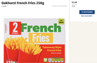 Aldi McDonald's French Fries dupe