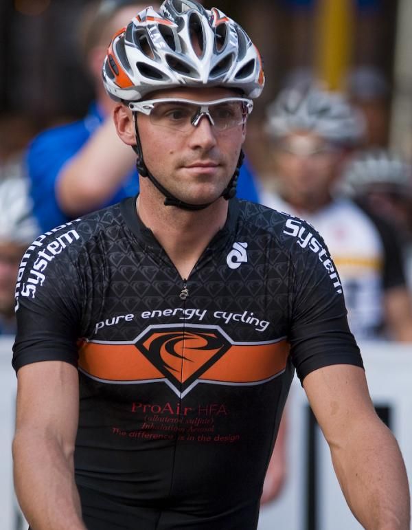 Bobby Lea before the start.