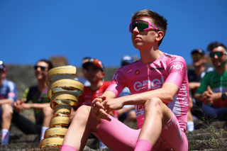 Tade Pogačar before stage 10 of the Giro d'Italia