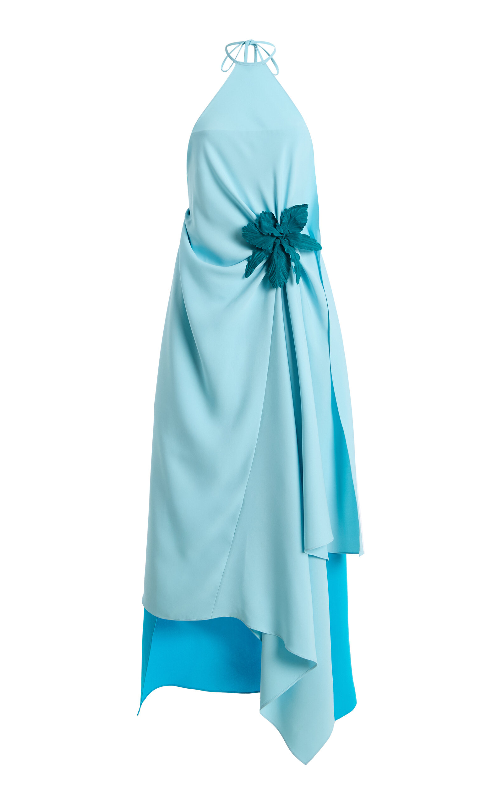 Exclusive La Isla Silk Midi Scarf Dress