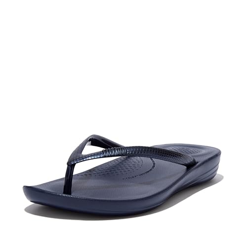 Fitflop Women's Iqushion Ergonomic Flip-Flops, Midnight Navy, 6.5 Uk