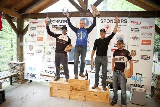 Cohutta 100 singlespeed men's podium