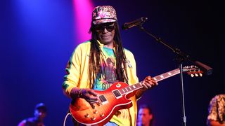 Julian "Junior" Marvin and The Wailers perform at The Paramount Theater on August 17, 2019 in Huntington, New York