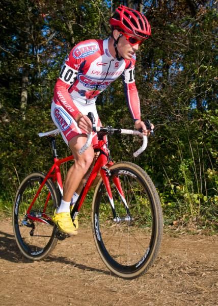 Two to go and Jesse Anthony (California Giant Berries) goes flat-out after the race leader.