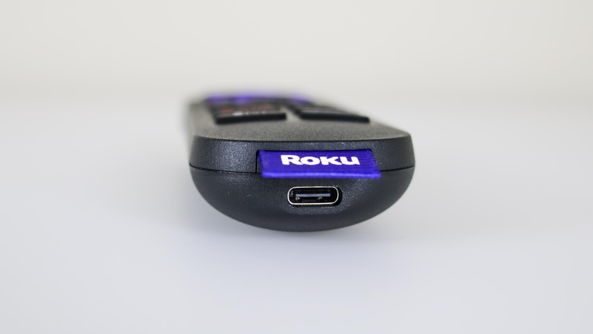 The USB-C port on the Roku Voice Remote Pro (2nd Gen)