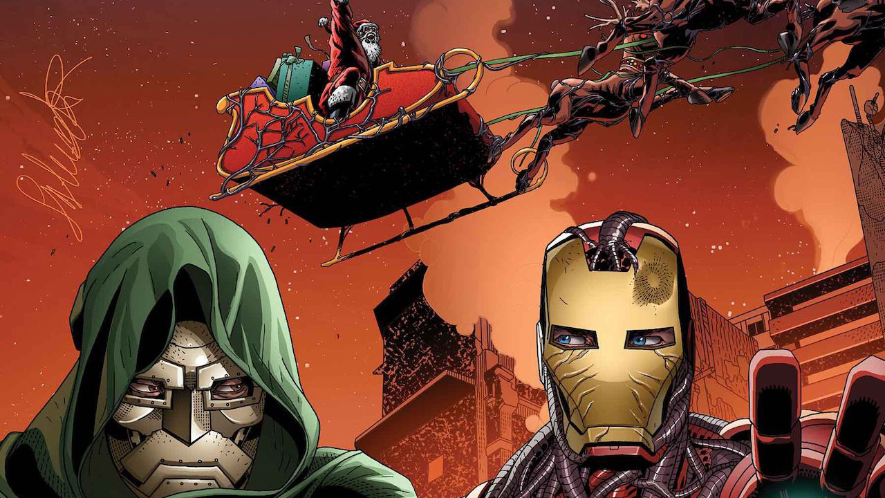 Iron Man and Doctor Doom versus Santa Claus in December Marvel special |  GamesRadar+