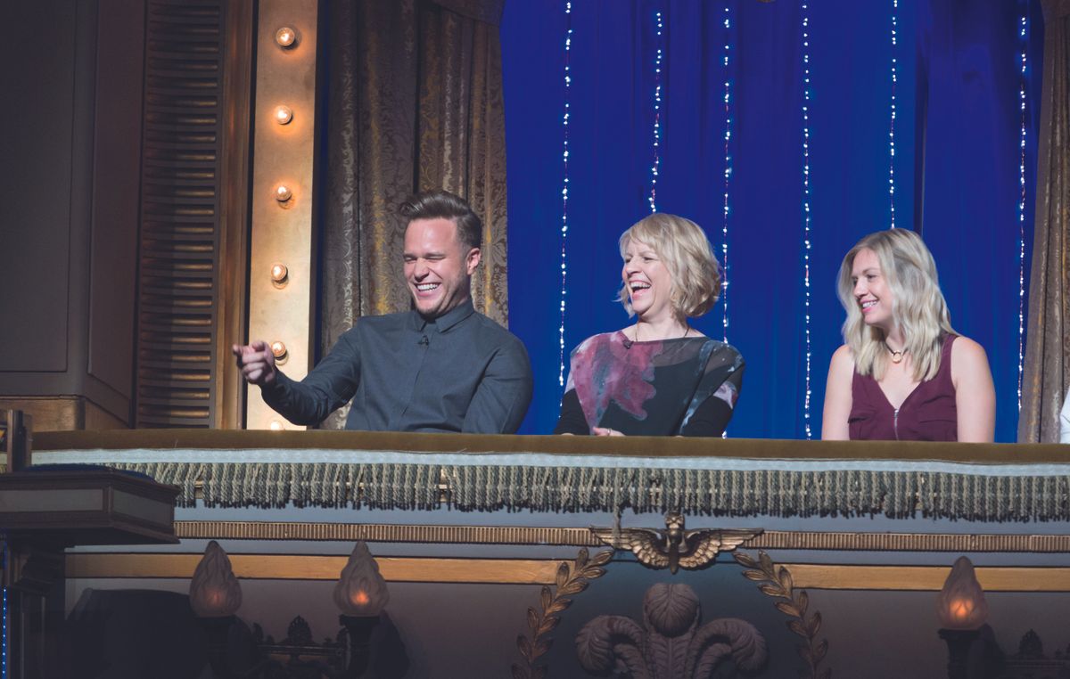 Michael McIntyre is on stage of the Theatre Royal Drury Lane to kick off series two of his Big Show.